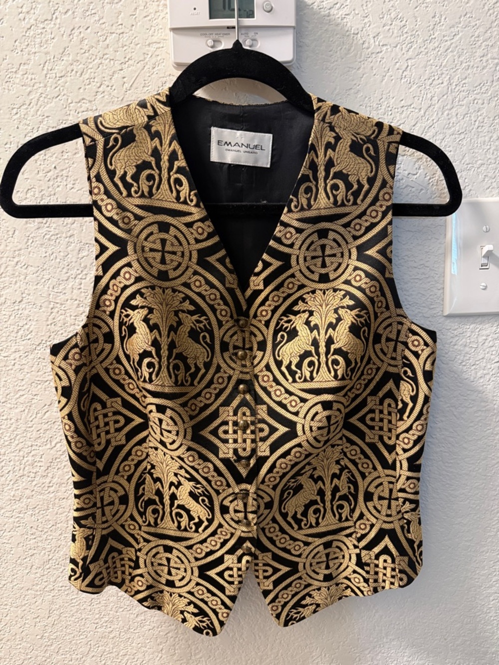 Emanuel Ungaro silk vest